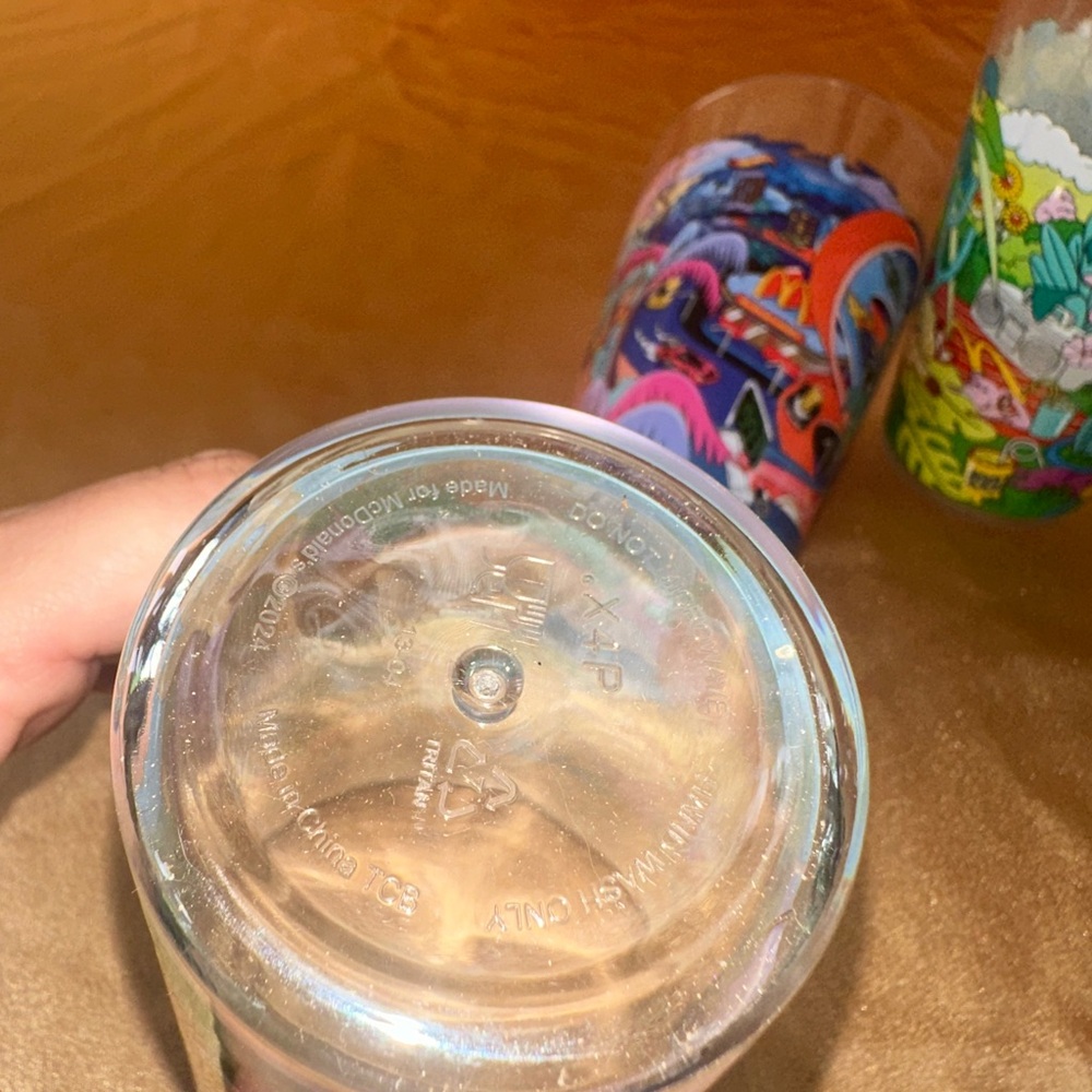 Colorful Illustrated Glass Tumblers Set McDonald’s collection - Picture 11 of 14
